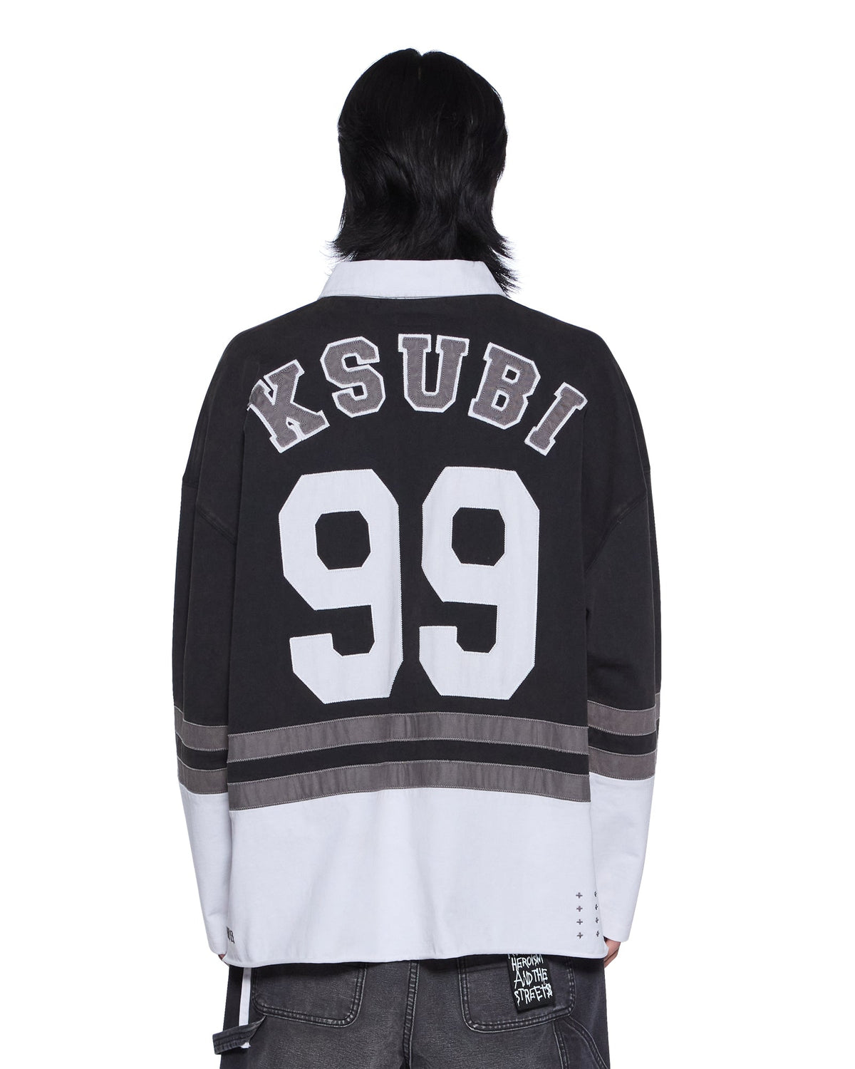 DUKE RUGBY LS JERSEY BLACK