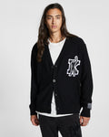 K MAN CARDIGAN BLACK