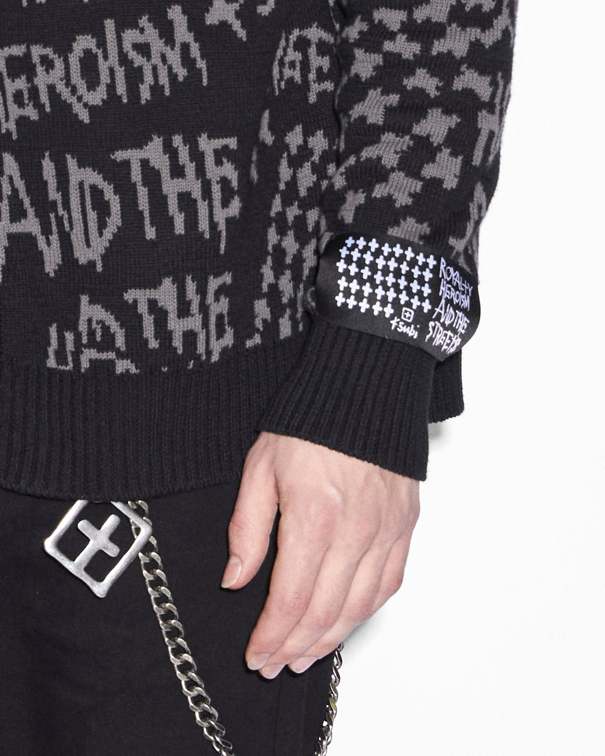 Mens Heroism Cardigan Black Regular Knitwear - Black