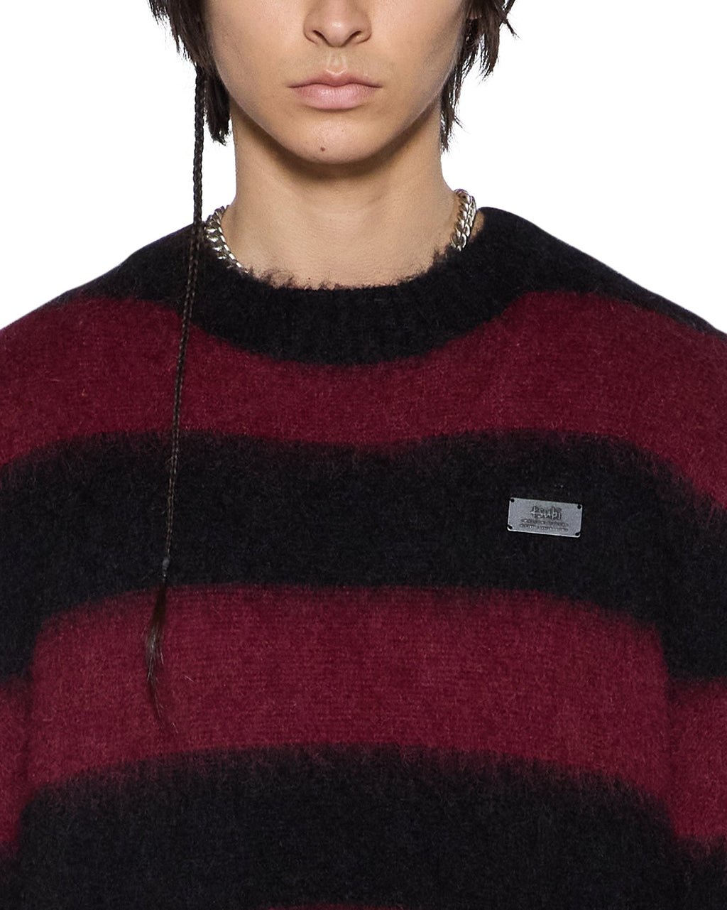 MENS RUGGED MOHAIR KNIT CREWNECK OX KNITWEAR