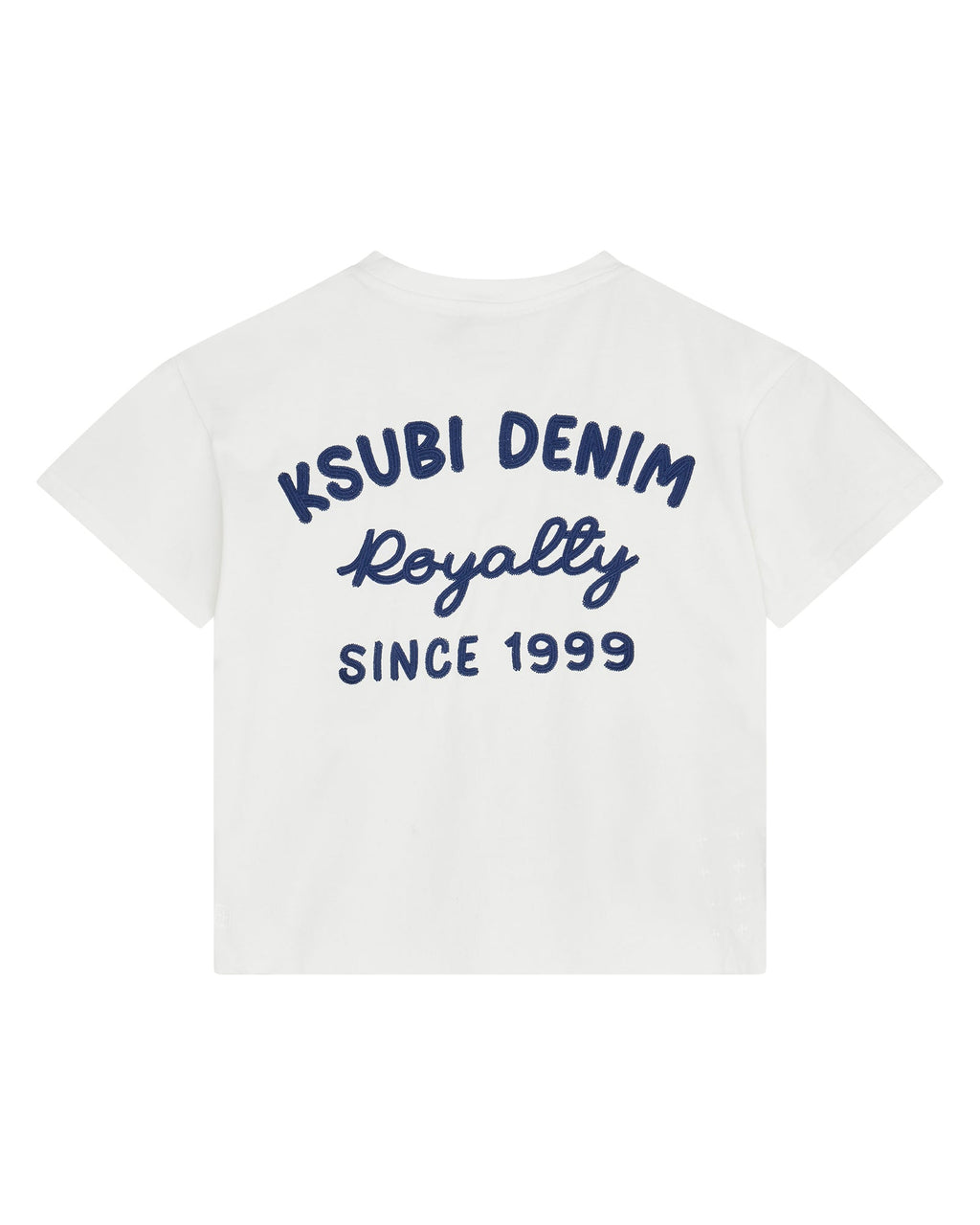 KIDS LIL MEKANIK BIGGIE SS TEE WHITE BLUE TEES