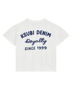 KIDS LIL MEKANIK BIGGIE SS TEE WHITE BLUE TEES