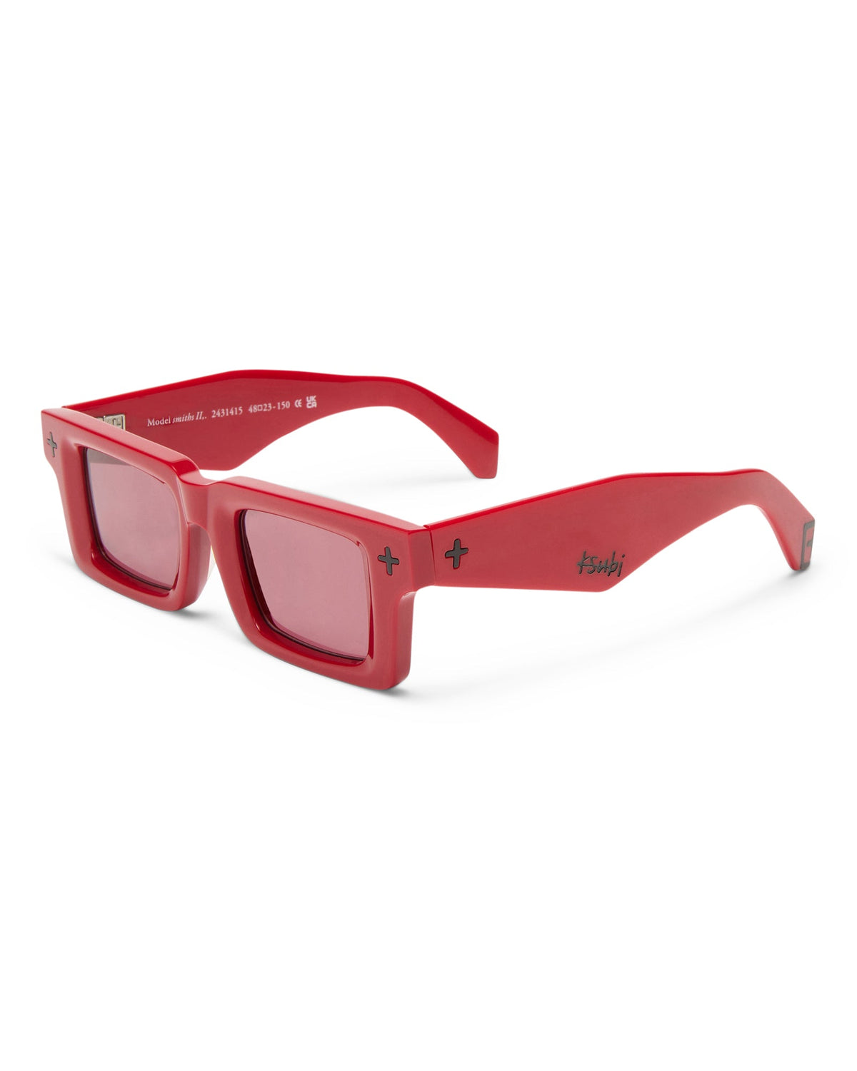 SMITHS SUNGLASSES RED BLACK