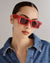 SMITHS SUNGLASSES RED BLACK