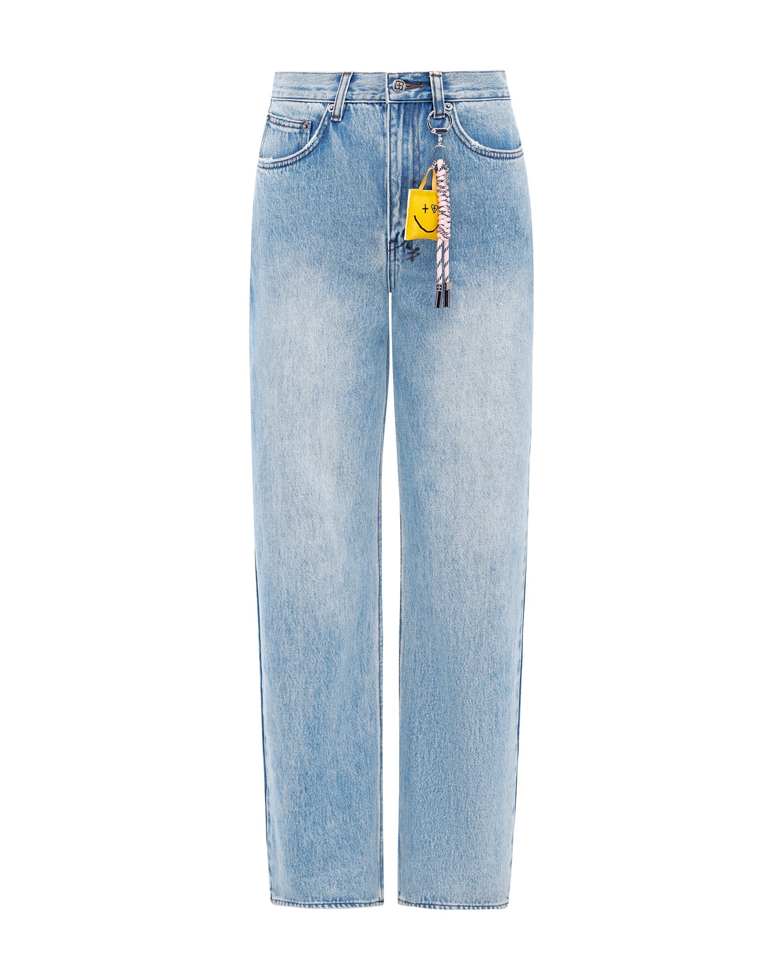 WOMENS  ICON JEAN BABES BLUE SLIM STRAIGHT DENIM JEANS