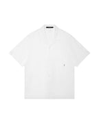 Mens Costa Resort Ss Shirt White Regular Shirts - White