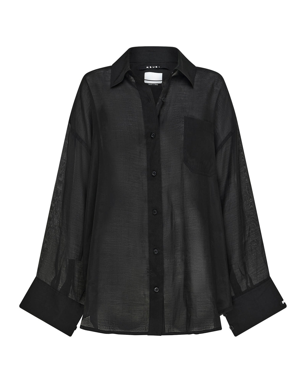 WOMENS LABELS ASTRA LS SHIRT BLACK SHIRTS