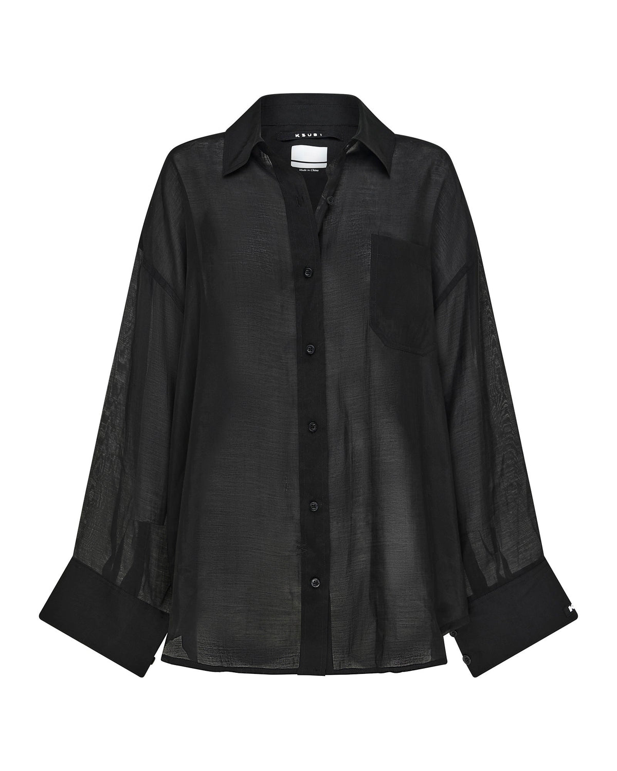 WOMENS LABELS ASTRA LS SHIRT BLACK SHIRTS