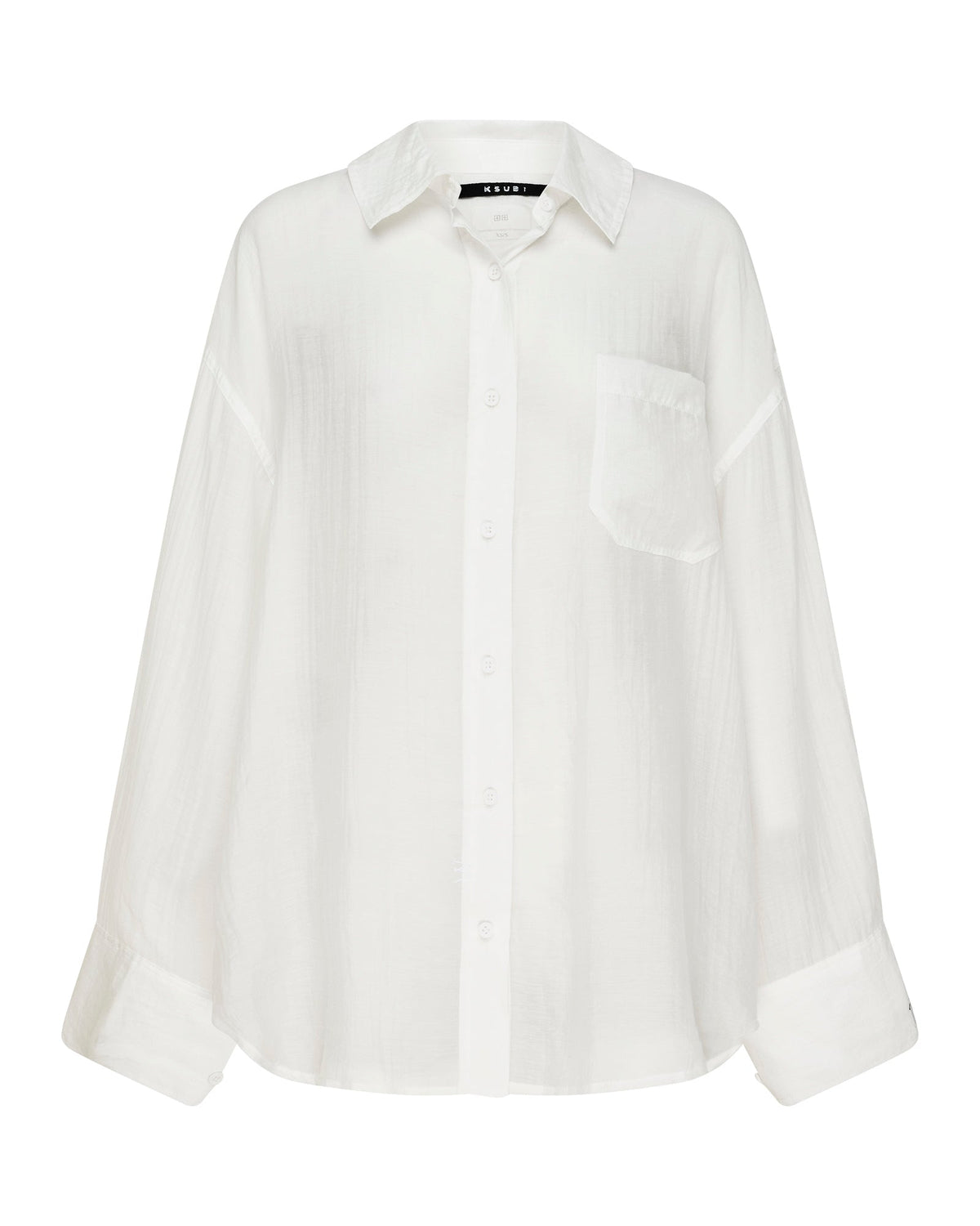 WOMENS LABELS ASTRA LS SHIRT WHITE SHIRTS