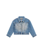 Kids Lil Garage Jacket Painter Blue Jackets - Denim