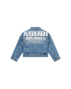 Kids Lil Garage Jacket Painter Blue Jackets - Denim
