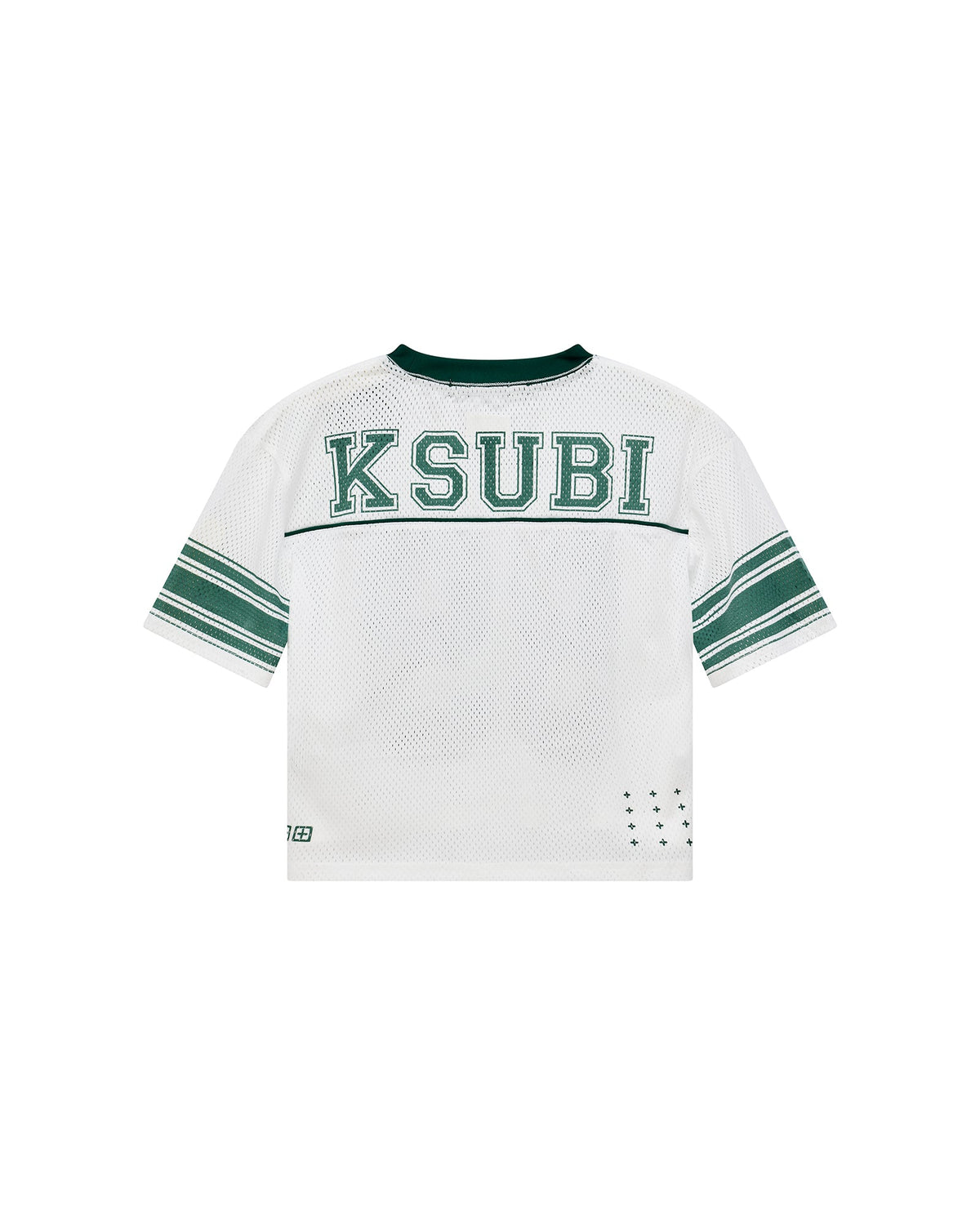 KIDS LIL ROOKIE SS JERSEY WHITE GREEN FASHION TOPS