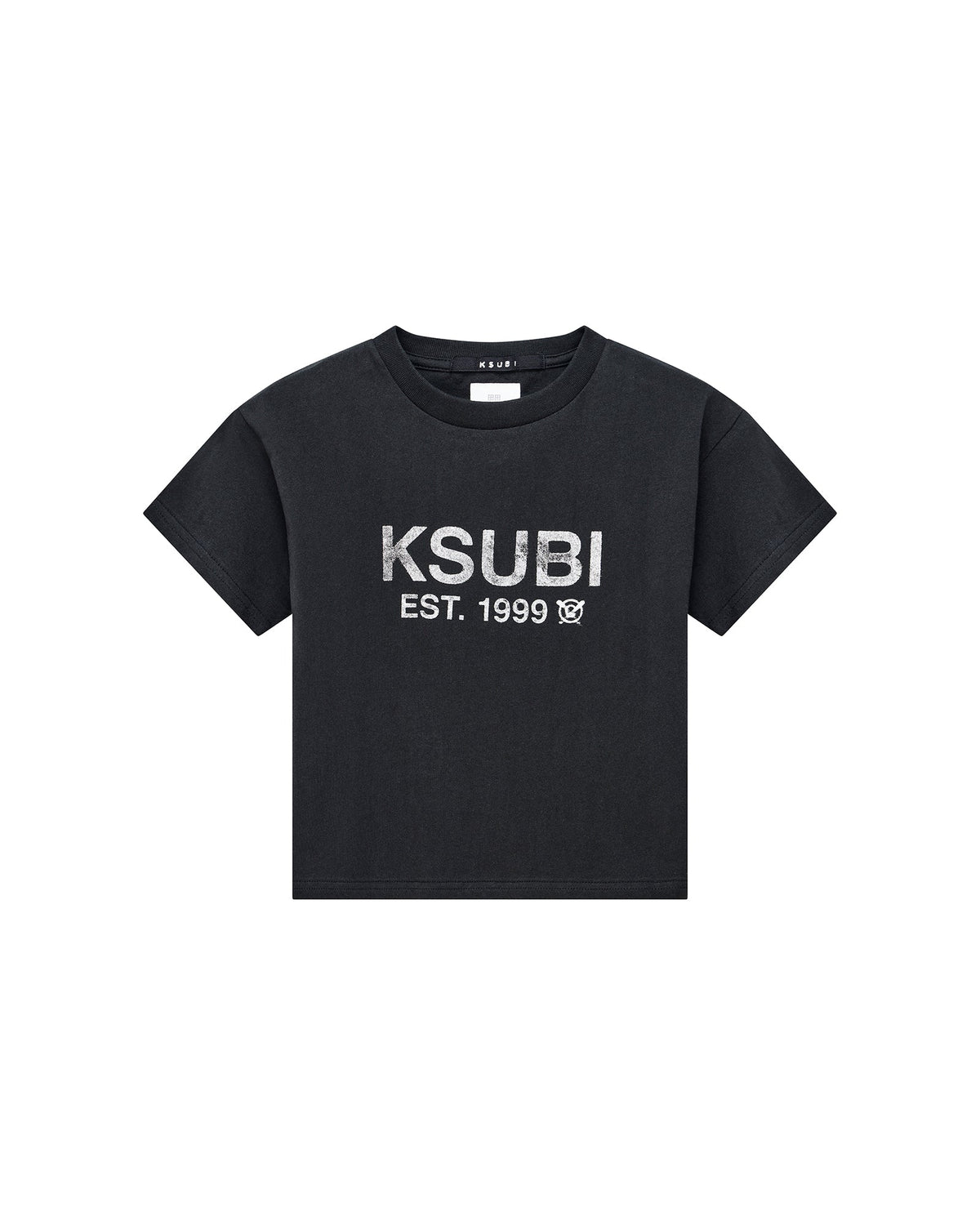 Kids Lil State Biggie Ss Tee Black Tees - Black