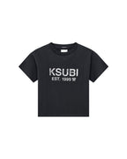 Kids Lil State Biggie Ss Tee Black Tees - Black