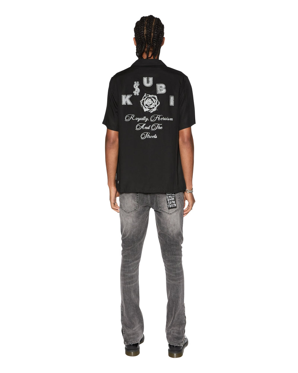 Mens Lock Up Resort Ss Shirt Black Regular Shirts - Black