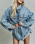 KSUPER OVERSIZED JACKET BABES BLUE