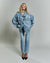 WOMENS  ICON JEAN BABES BLUE SLIM STRAIGHT DENIM JEANS