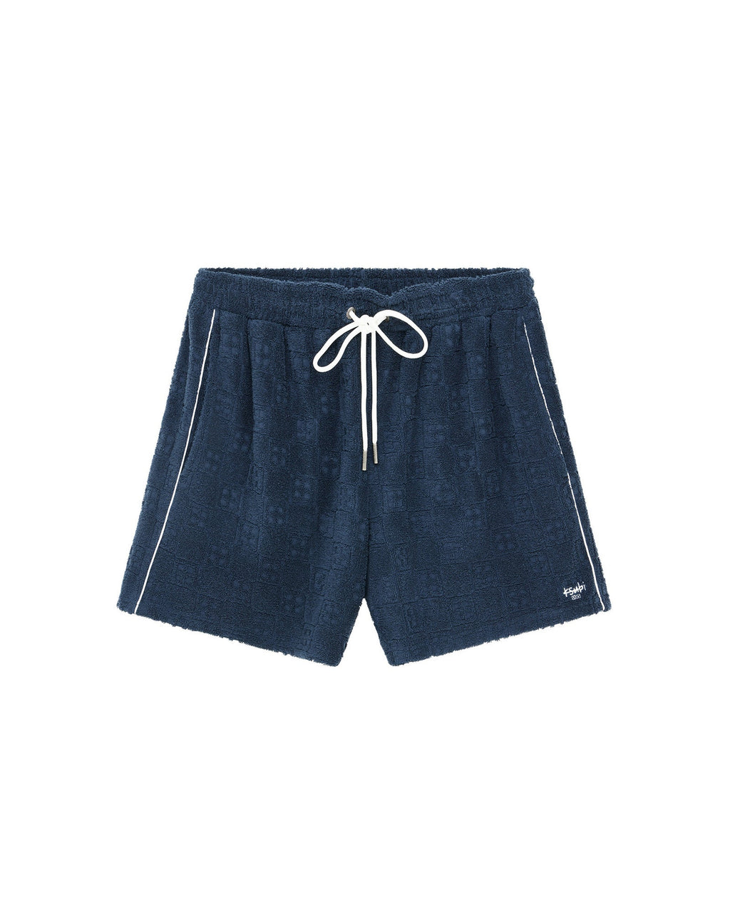 Mens Lounge Short Navy Relaxed Walkshorts - Navy