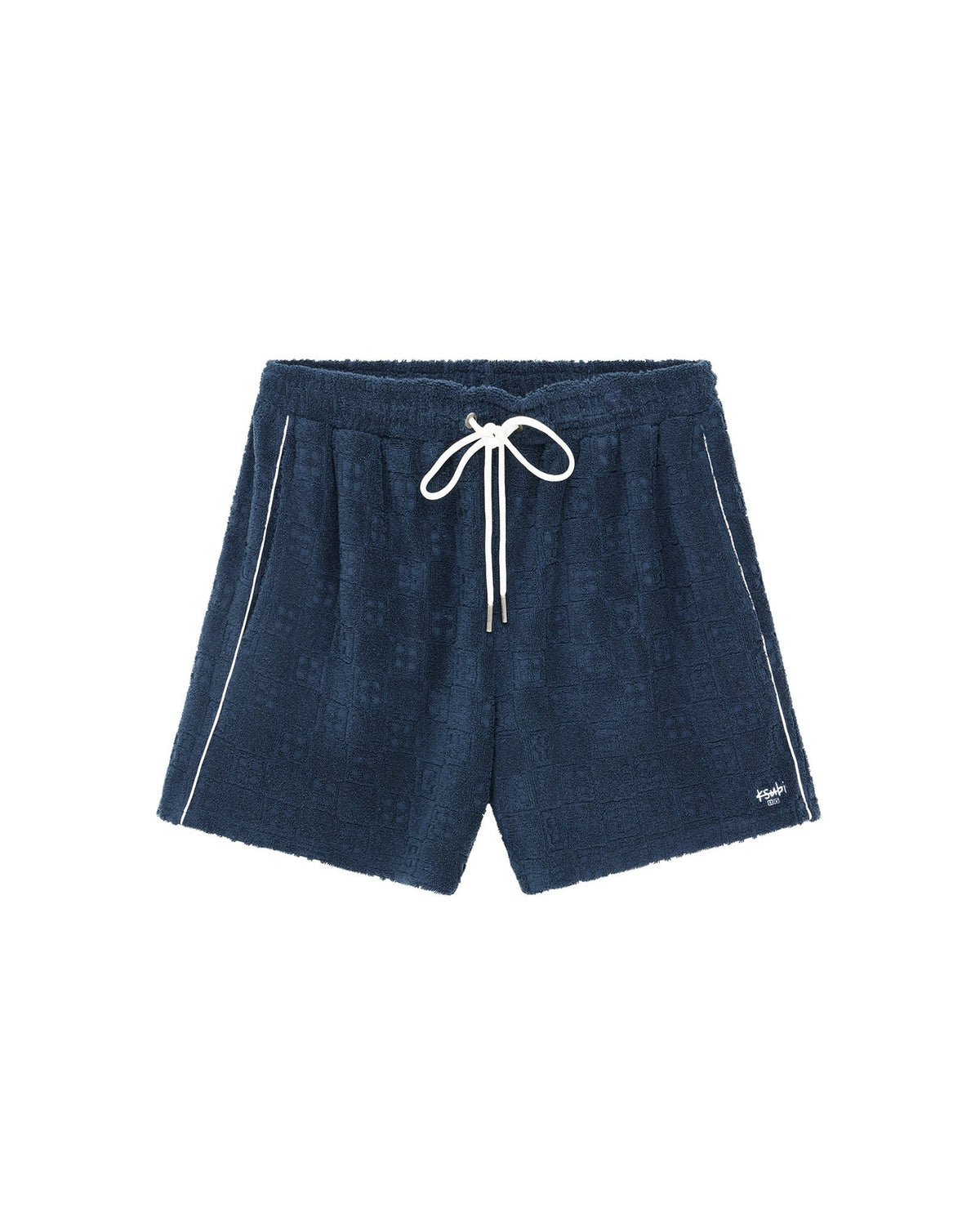 Mens Lounge Short Navy Relaxed Walkshorts - Navy