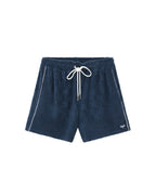Mens Lounge Short Navy Relaxed Walkshorts - Navy