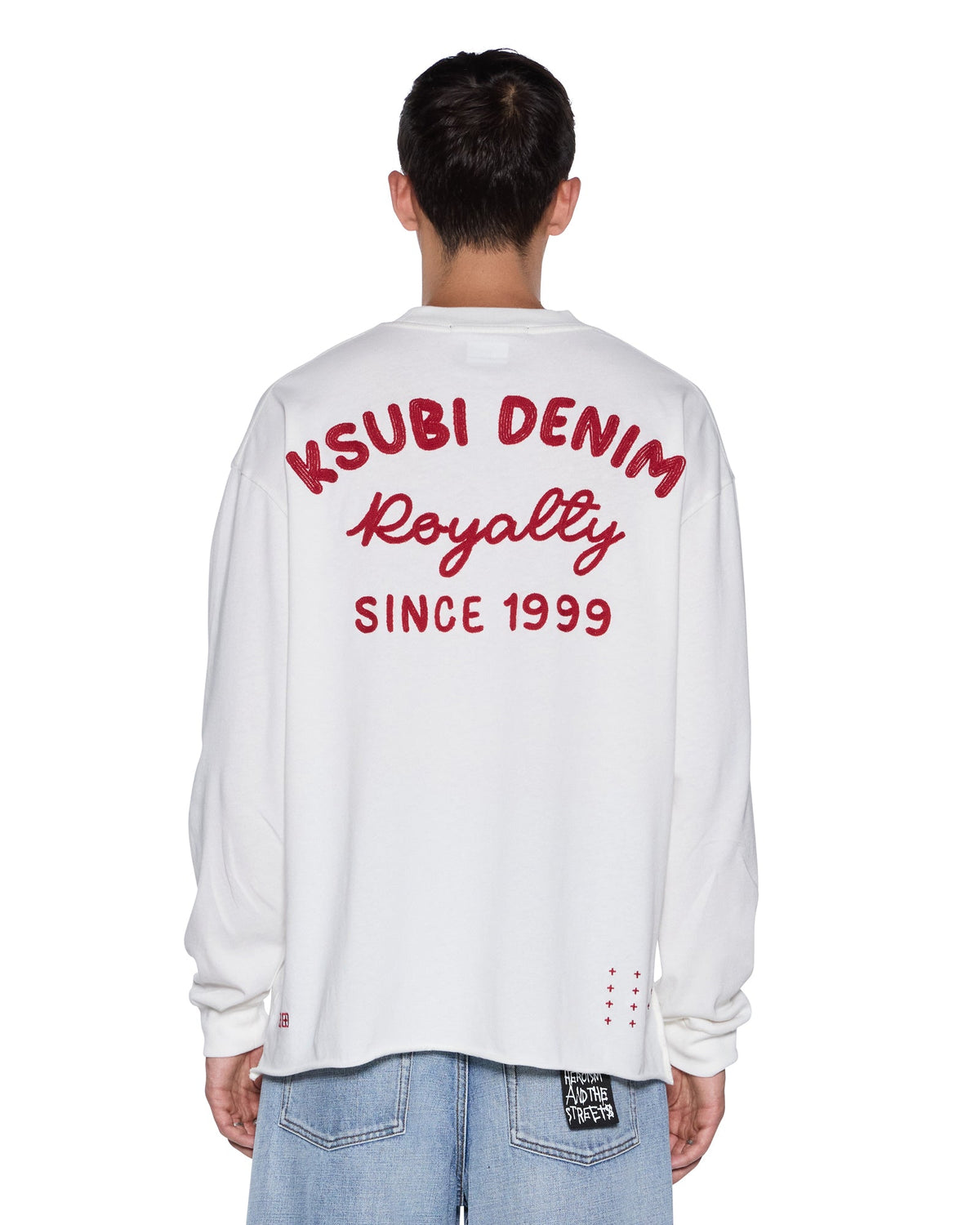 MENS MEKANIK EKCESS LS TEE WHITE/RED TEES