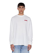 MENS MEKANIK EKCESS LS TEE WHITE/RED TEES