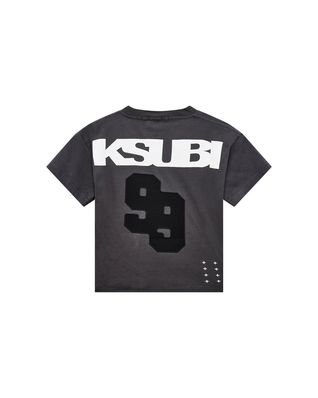 Kids Lil Rugged Biggie Ss Tee Blasted Black Tees - Grey