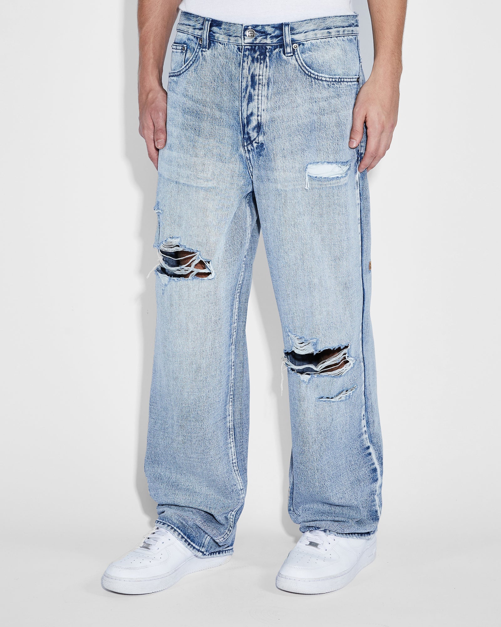MENS MAXX REKOVERY BAGGY DENIM JEANS