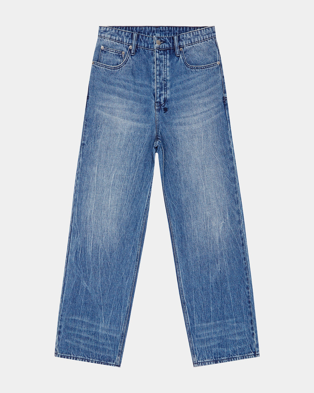 Mens Maxx Bluuu Baggy Denim Jeans - Denim