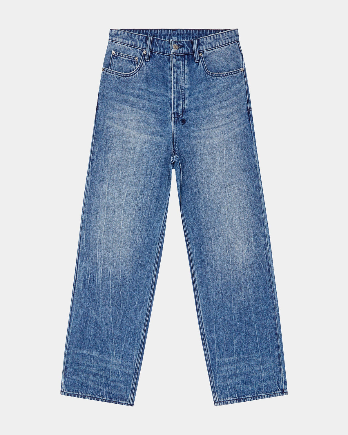 Mens Maxx Bluuu Baggy Denim Jeans - Denim