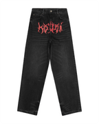 MENS MAXX SABBATH BLACK DENIM JEANS