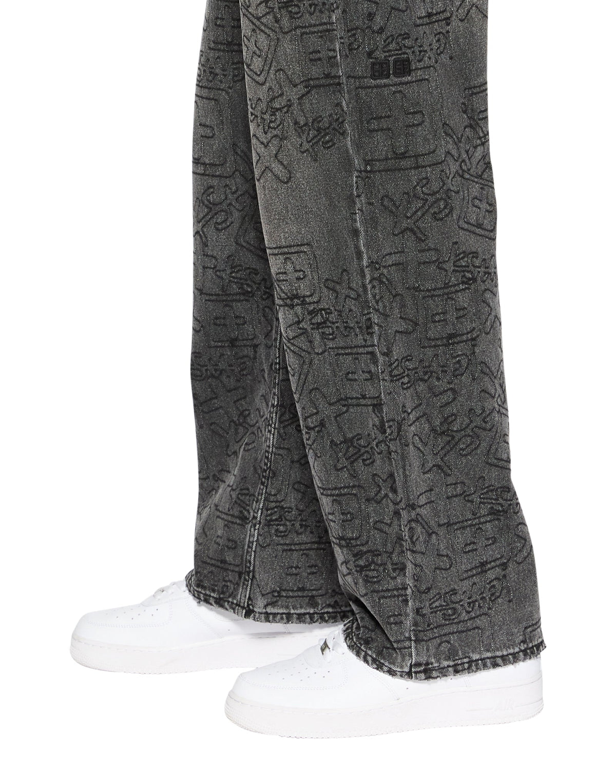 MENS MAXX STENCIL STITCH DENIM JEANS