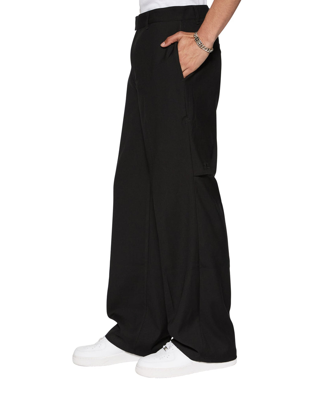 MENS MELROSE SUIT PANT BLACK PANTS