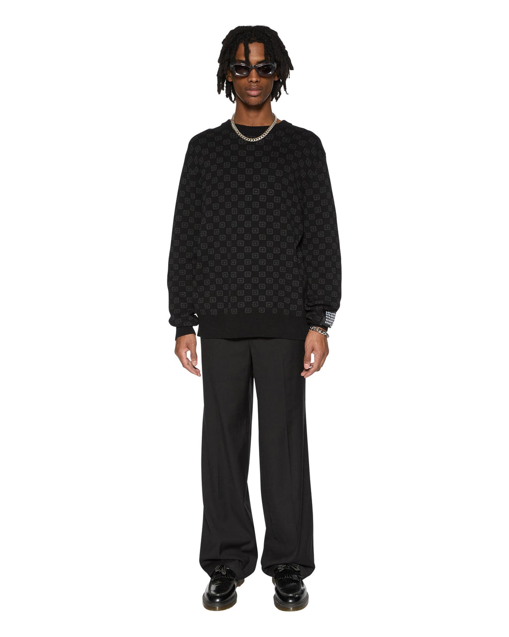 MENS MELROSE SUIT PANT BLACK PANTS