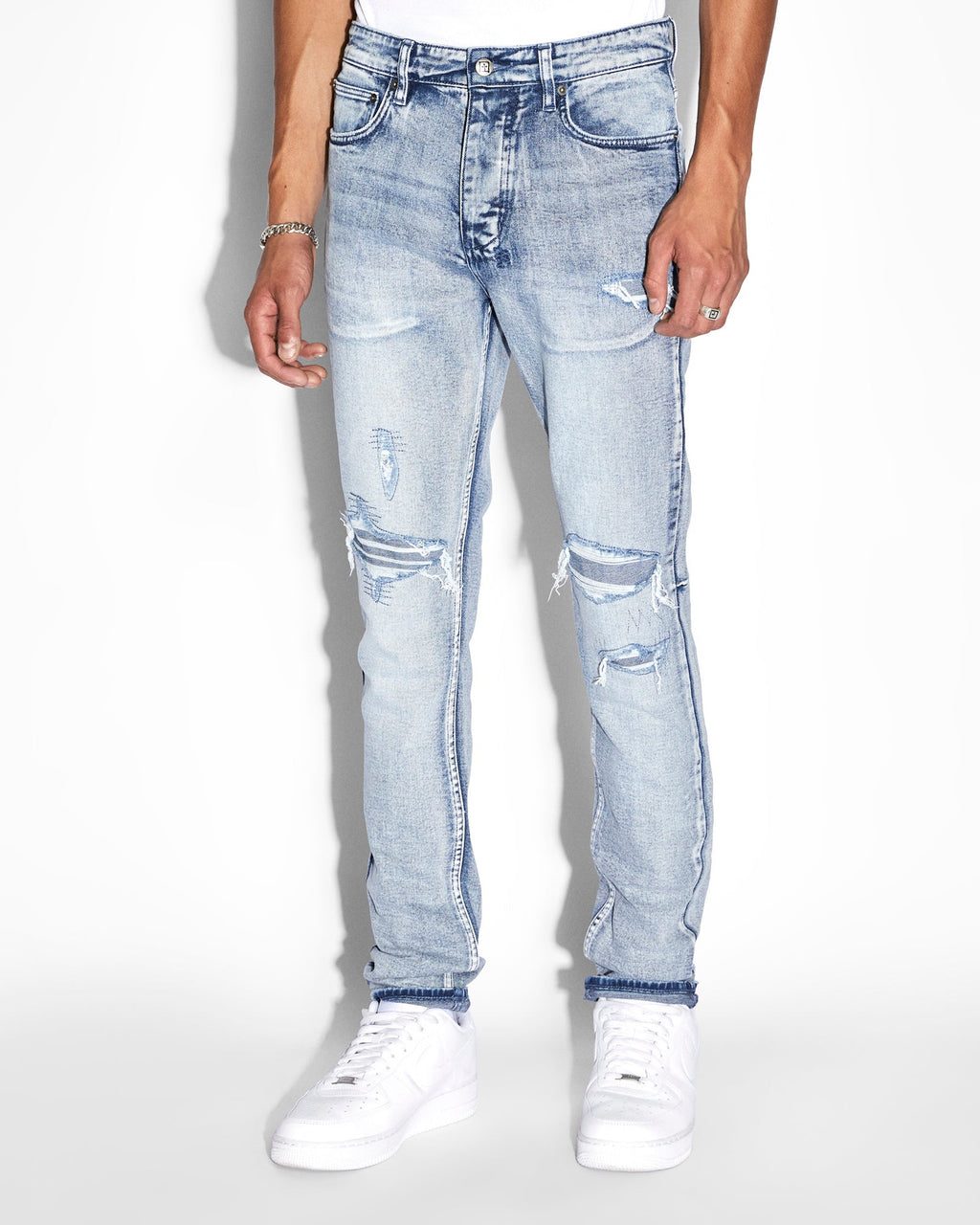 Mens Chitch Rekovery Slim Denim Jeans - Denim