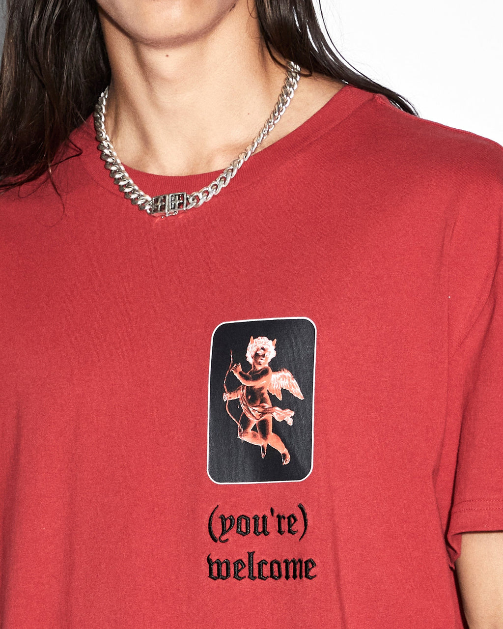 Mens Icons Biggie Ss Tee Crimson Oversized Tees - Red