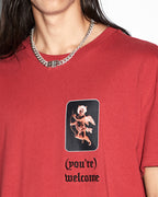 Mens Icons Biggie Ss Tee Crimson Oversized Tees - Red