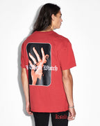 Mens Icons Biggie Ss Tee Crimson Oversized Tees - Red
