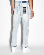 Mens Wolfgang Icons Tapered Denim Jeans - Denim