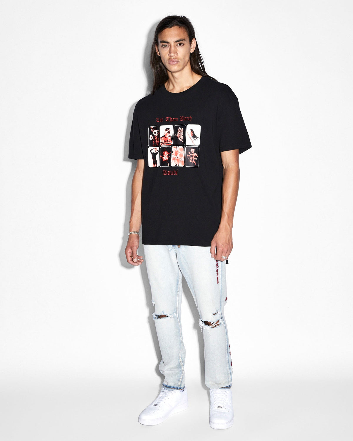 Mens Wolfgang Icons Tapered Denim Jeans - Denim
