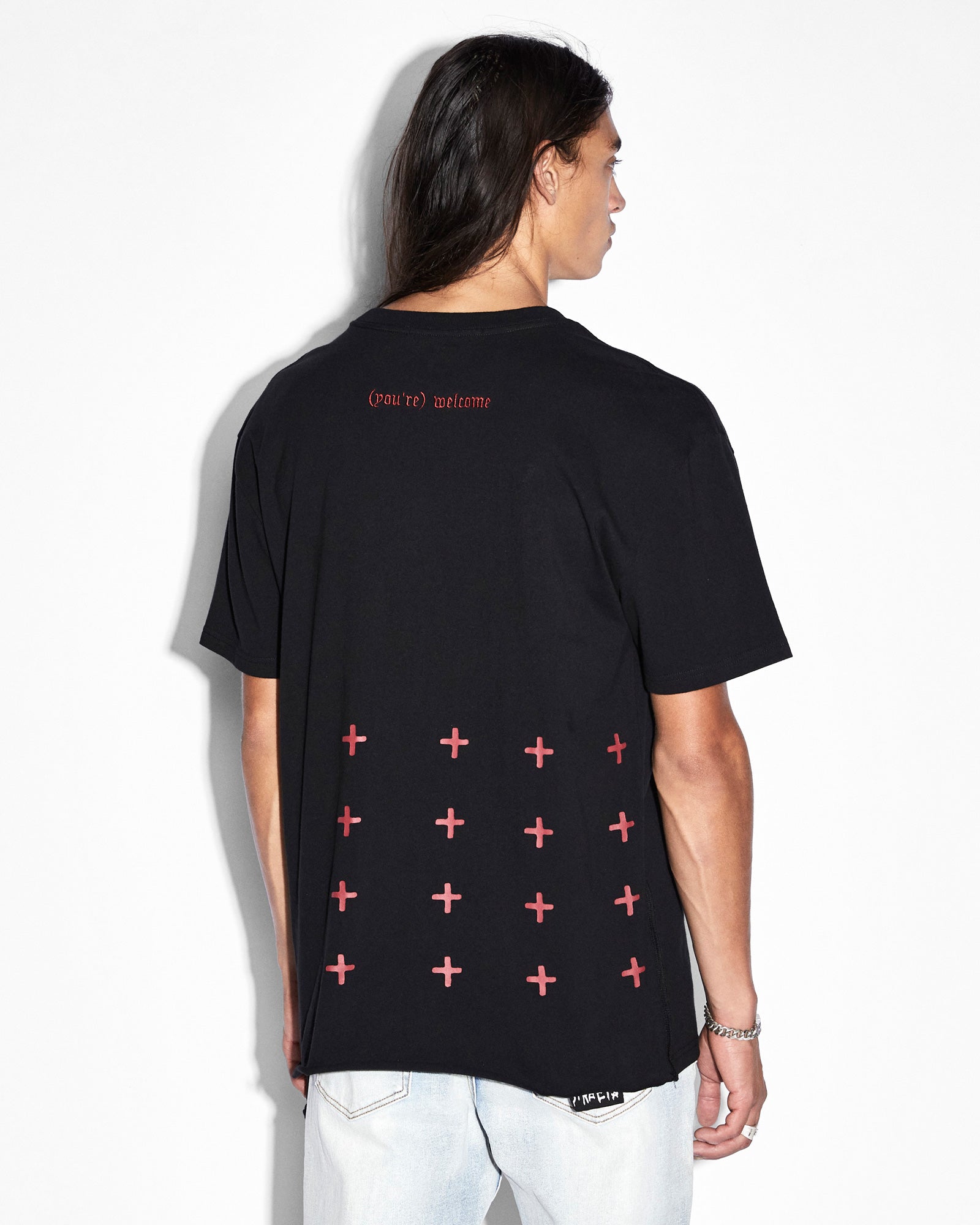 MENS ICONS BIGGIE SS TEE JET BLACK OVERSIZED TEES
