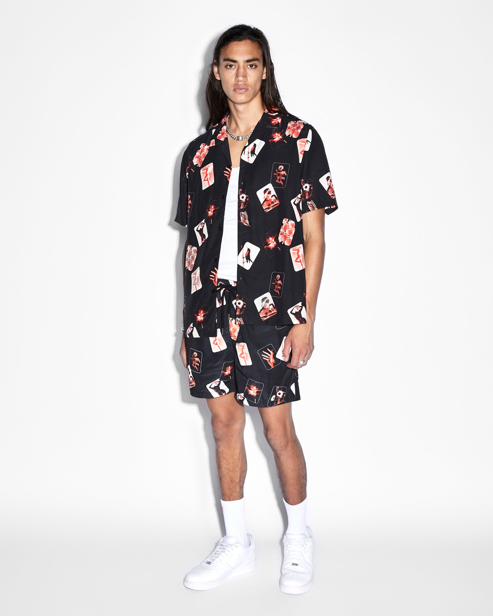 MENS ICONS BOARDSHORT BLACK REGULAR WALKSHORTS