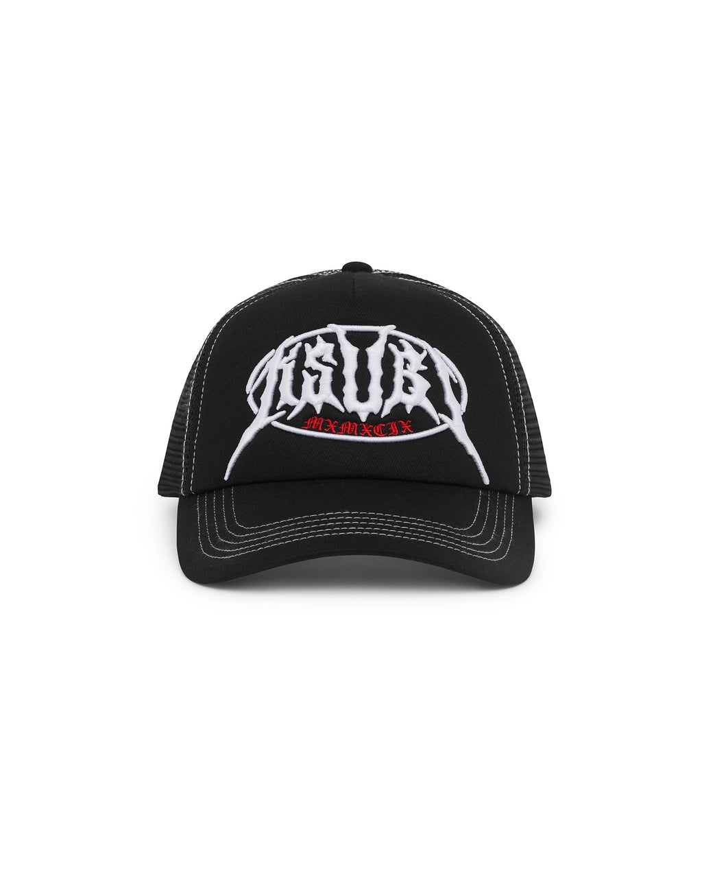 METAL TRUCKER CAP BLACK HEADWEAR