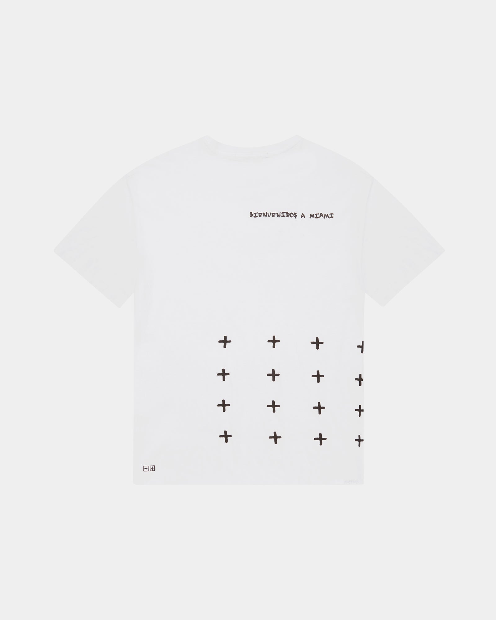 MENS  MIAMI 4X4 BIGGIE SS TEE TRU WHITE OVERSIZED TEES