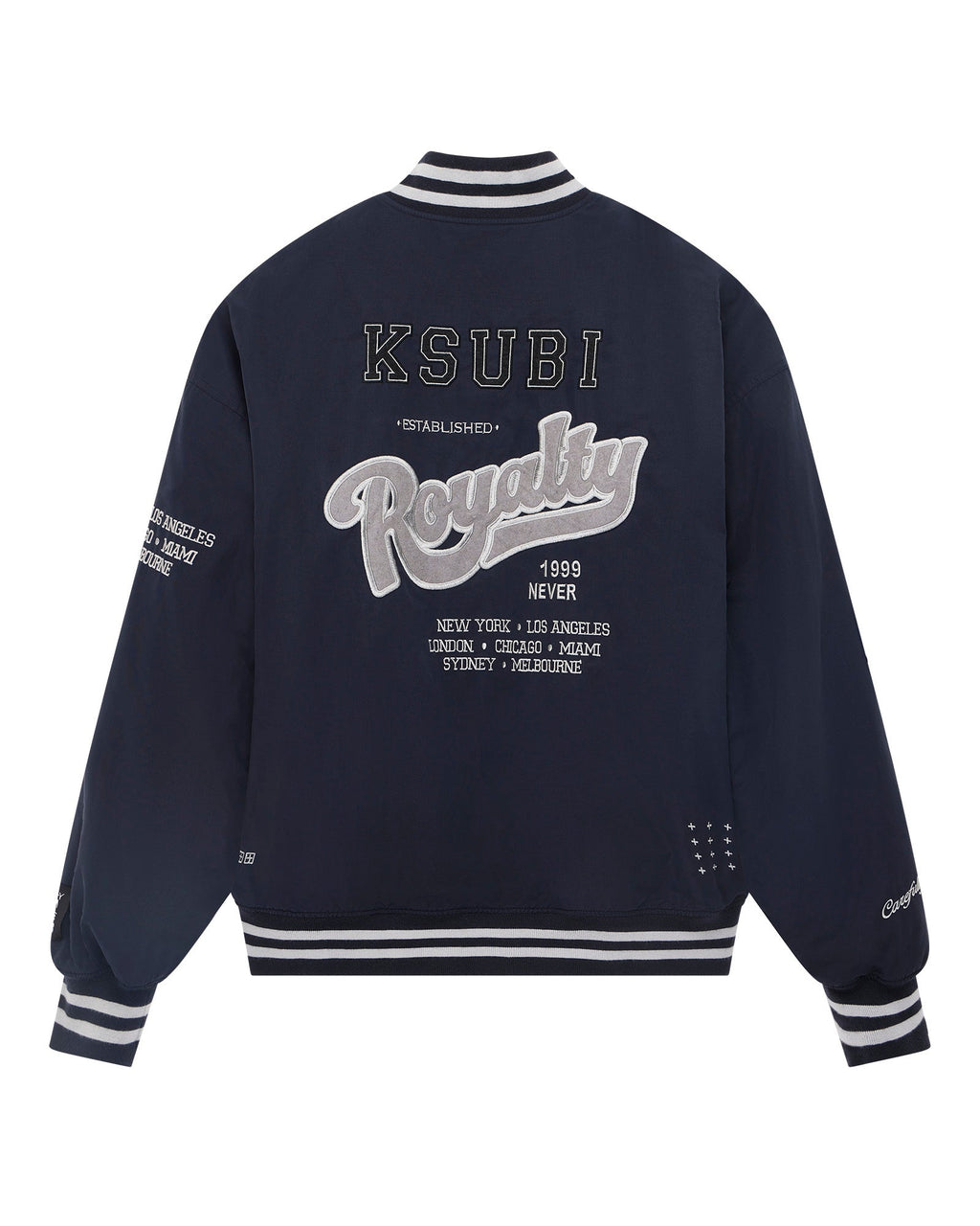 MENS ROYALTY MA-1 BOMBER NAVY JACKETS