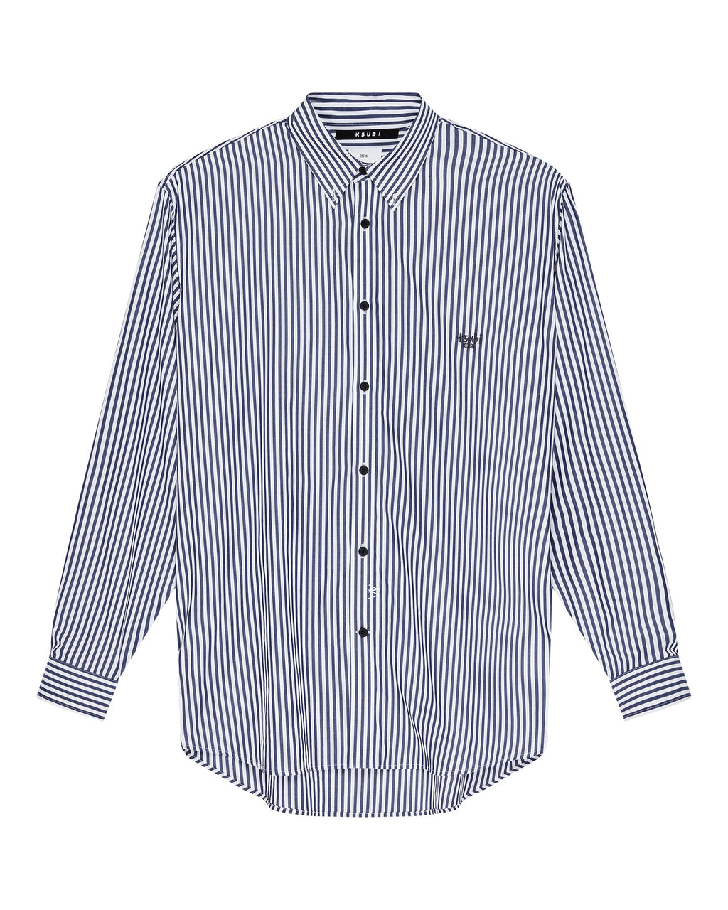 MENS KSIGNATURE LS SHIRT WHITE STRIPE SHIRTS