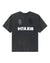 MENS  RUGGED EKCESS SS TEE BLASTED BLACK OVERSIZED TEES