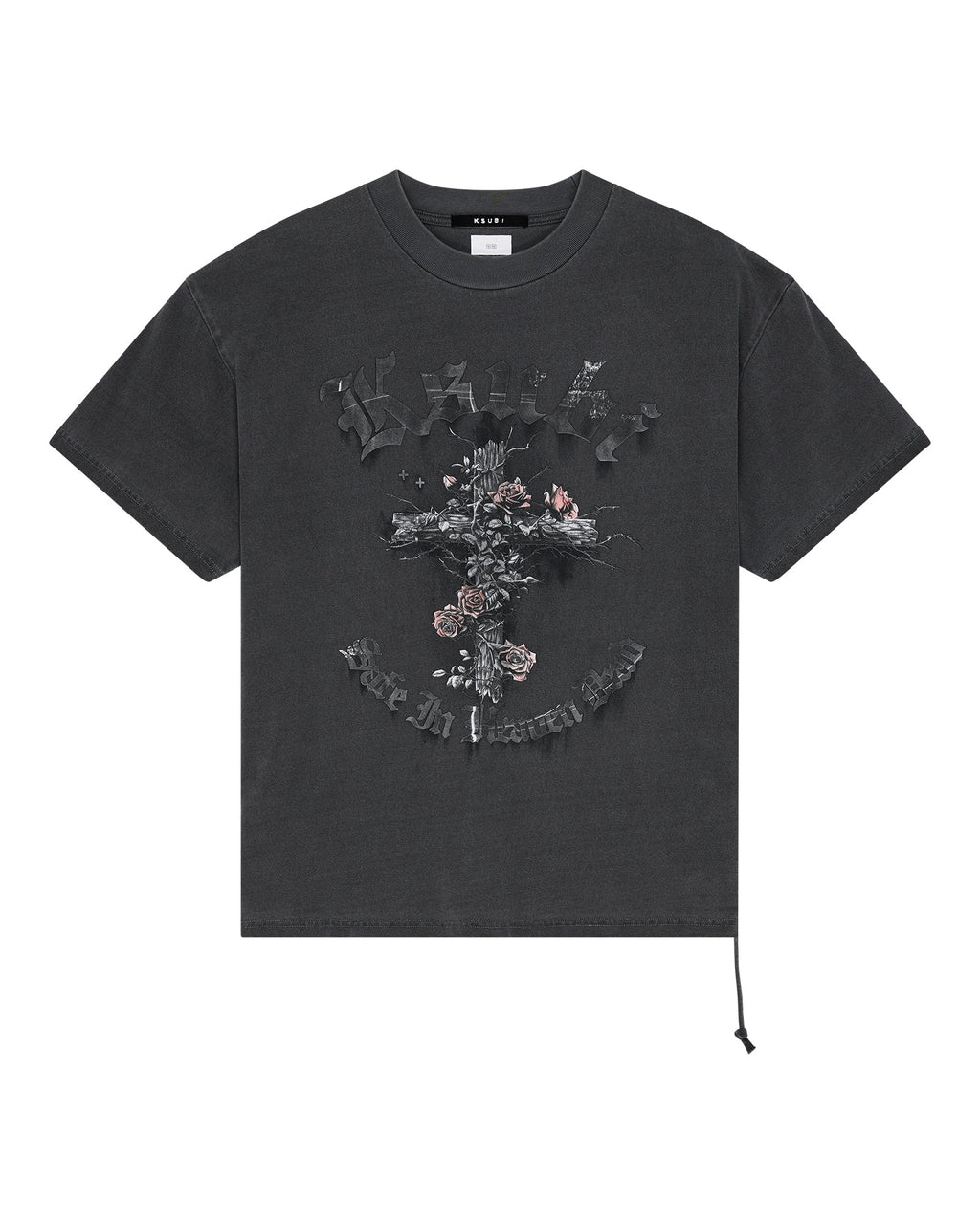 MENS THORNED EKCESS SS TEE CHARCOAL TEES