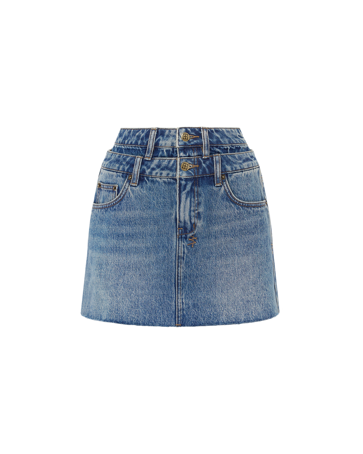 Womens Model Mini Rework Aged Skirts | Ksubi
