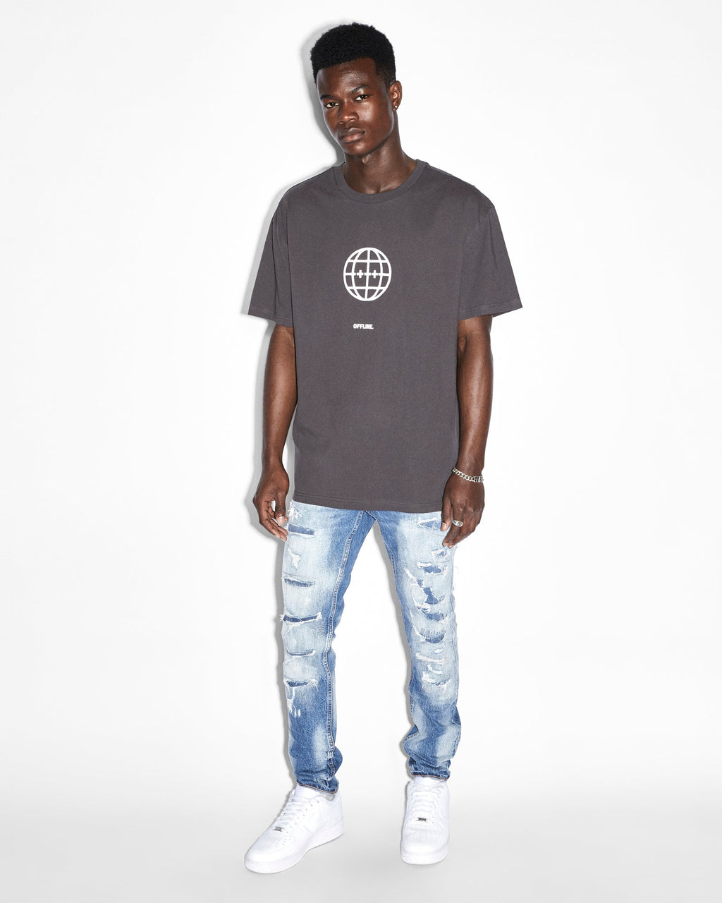 MENS VAN WINKLE TEKTONIK DIALLED DENIM JEANS